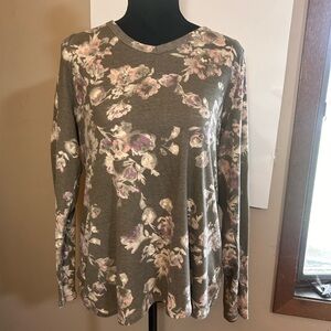 Floral Print Women's Top